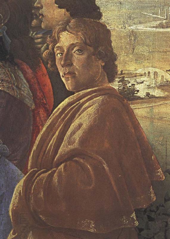 Sandro Botticelli Detail from the Adoraton of the Magi China oil painting art
